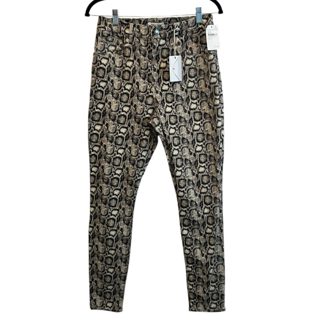 NWT Good American Snake Print Good Legs Jeans Size 14R